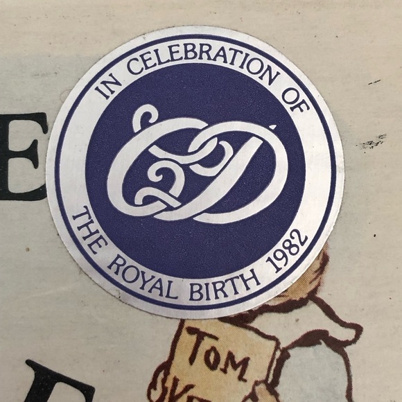 Prince William~Wedgwood Beatrix Potter Peter Rabbit~BIRTHDAY Plate 1982 - Picture 2 of 7